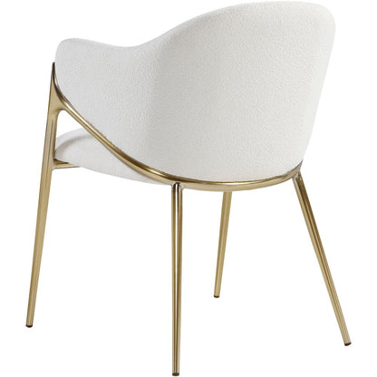 Nial Cream Boucle Fabric Dining Chair, Set of 2