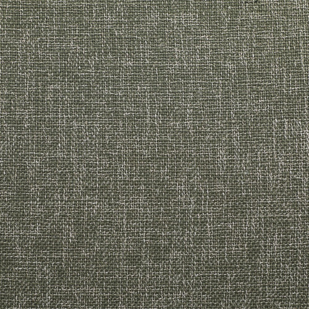 Valentina Green Linen Textured Fabric Accent Swivel Chair