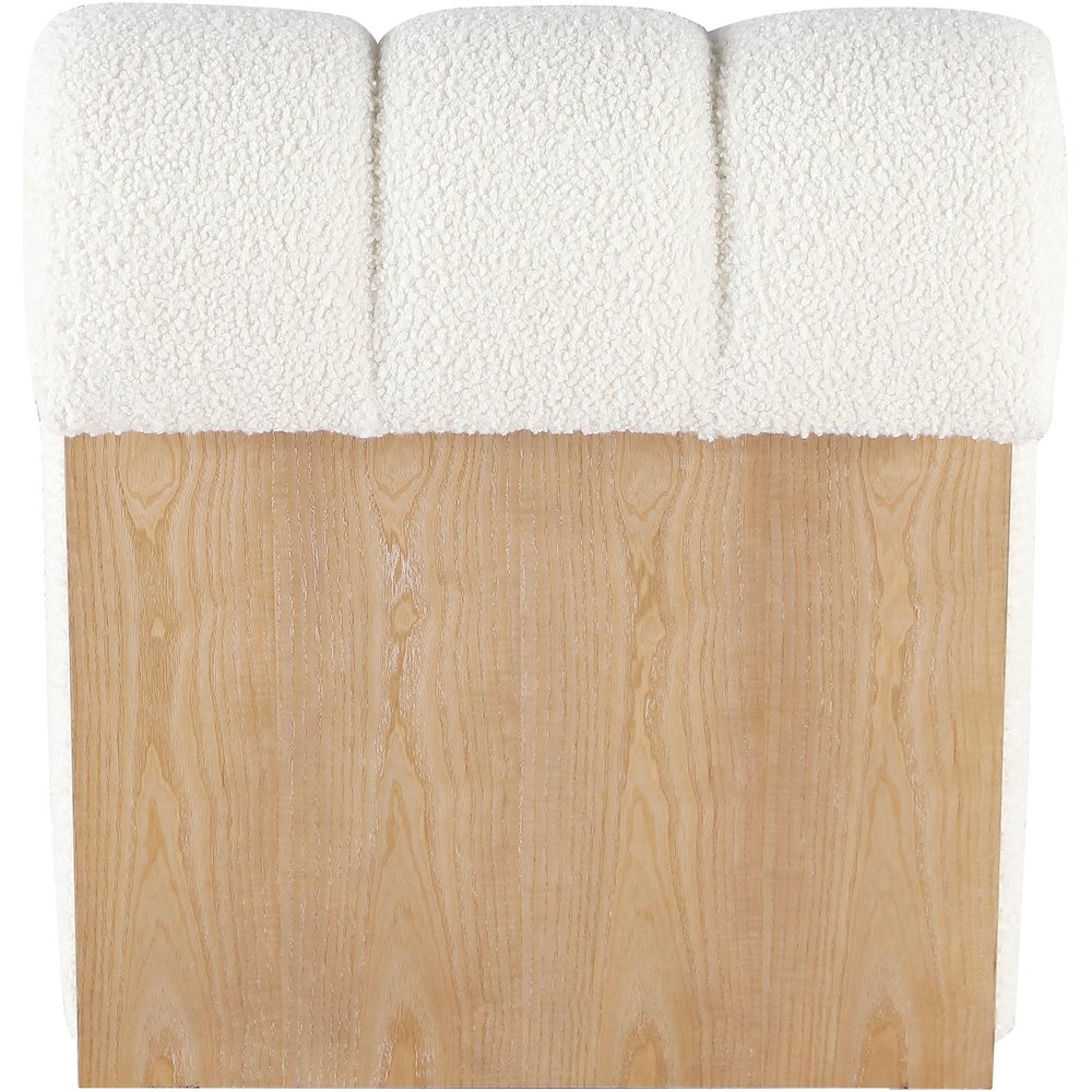 Swoon Cream Faux Sheepskin Accent Chair
