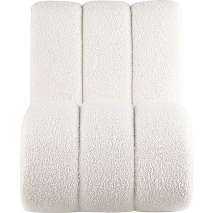 Swoon Cream Faux Sheepskin Accent Chair