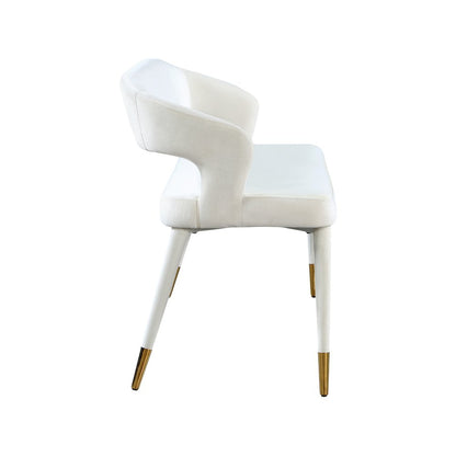 Destiny Cream Velvet Bench