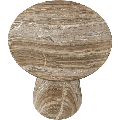 Cassino Beige Concrete Indoor/Outdoor End Table