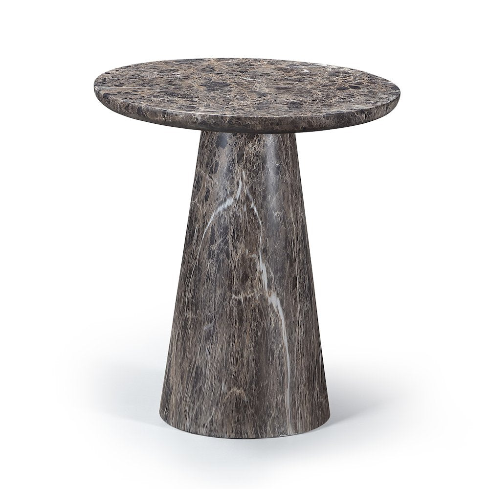 Cassino Brown Concrete Indoor/Outdoor End Table