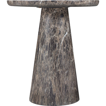 Cassino Brown Concrete Indoor/Outdoor End Table