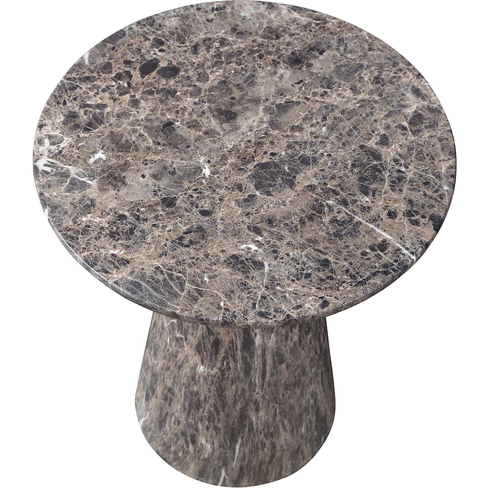 Cassino Brown Concrete Indoor/Outdoor End Table