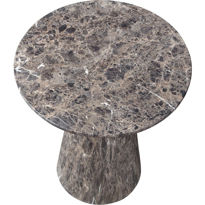 Cassino Brown Concrete Indoor/Outdoor End Table