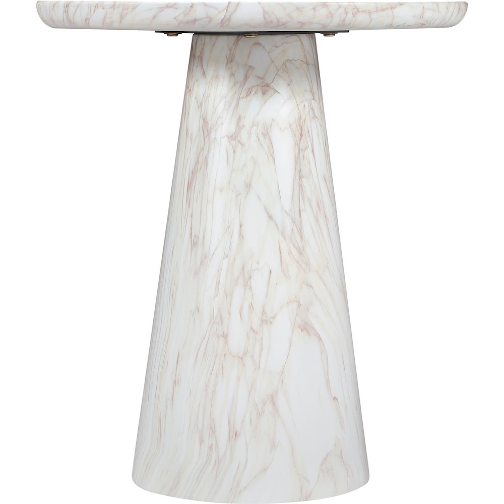 Cassino White Concrete Indoor/Outdoor End Table