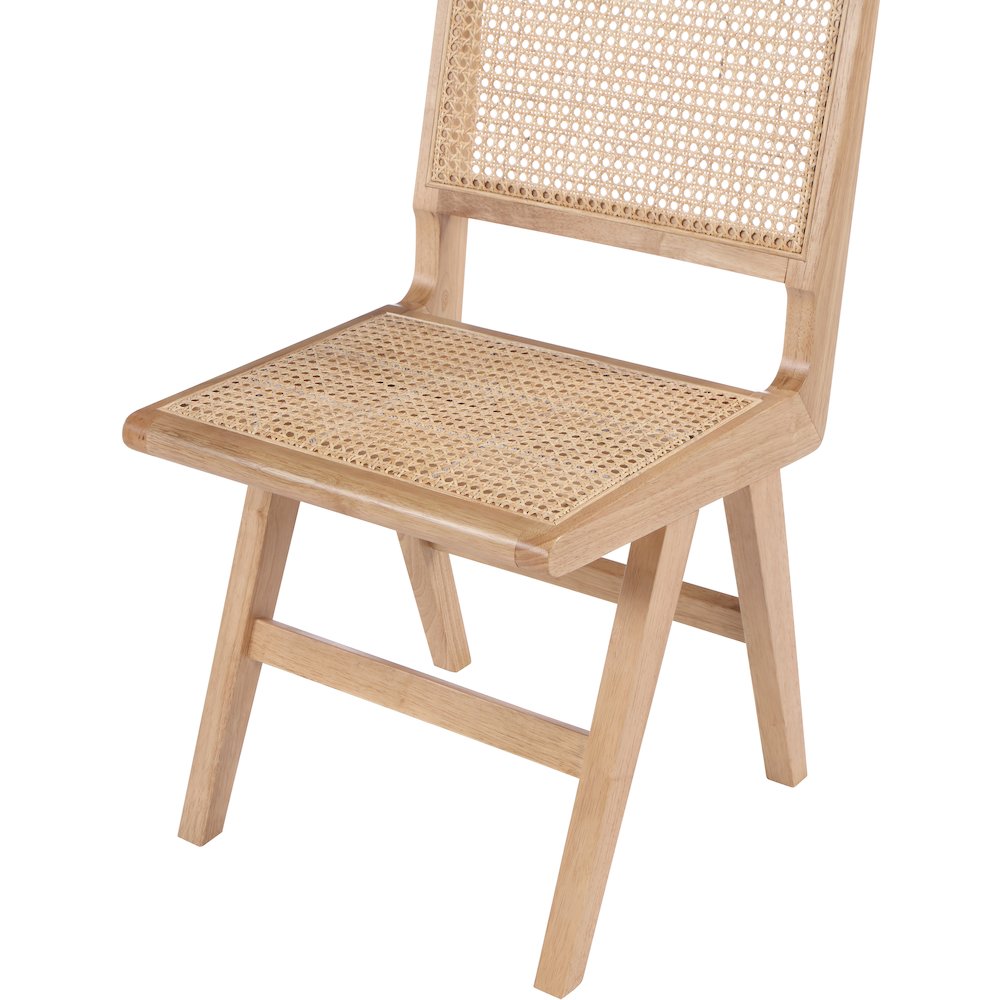 Preston Natural Wood Dining Side Chair, Set of 2