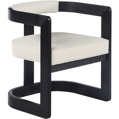 Manchester Cream Vegan Leather Dining Chair