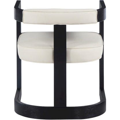 Manchester Cream Vegan Leather Dining Chair