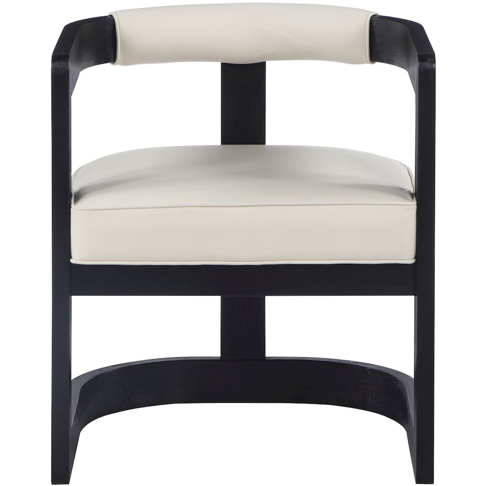 Manchester Cream Vegan Leather Dining Chair