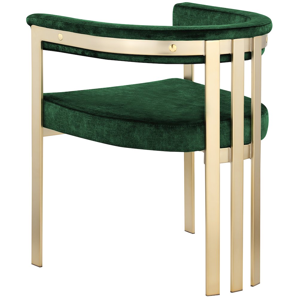 Marcello Green Velvet Dining Chair, Set of 2