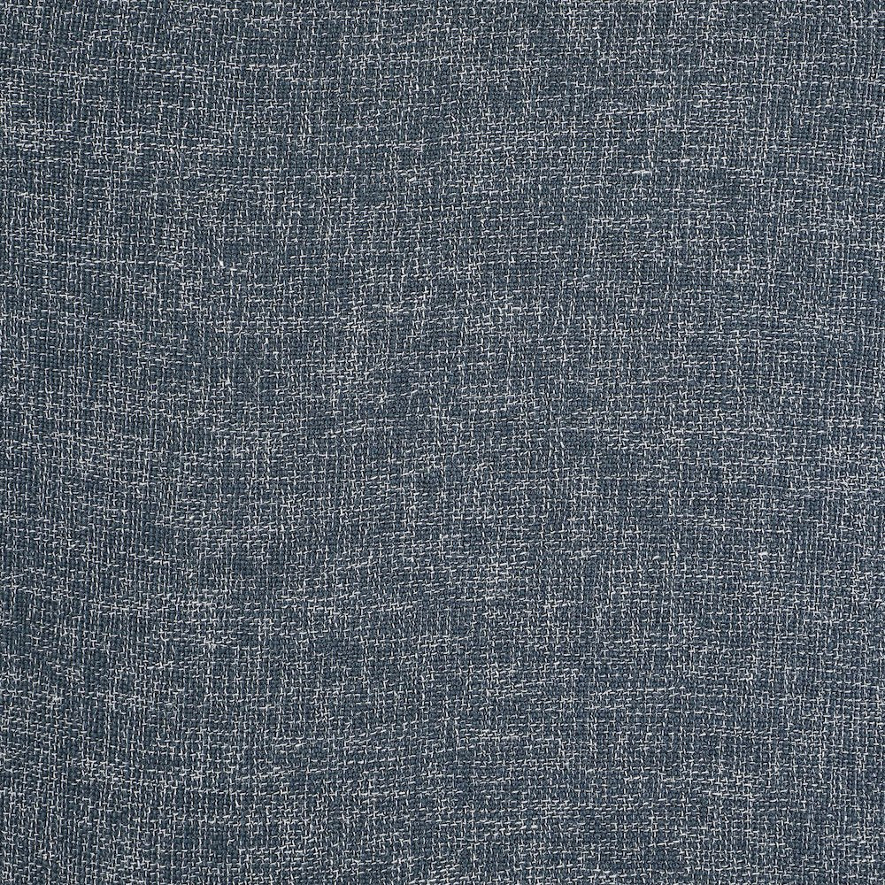 Niya Blue Linen Textured Fabric Swivel Accent Chair