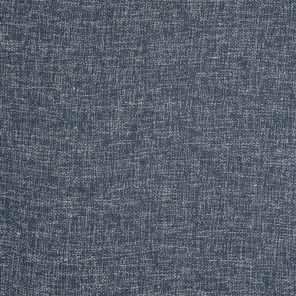 Niya Blue Linen Textured Fabric Swivel Accent Chair