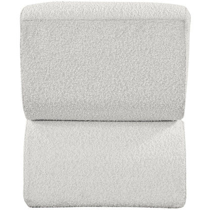 Desiree Cream Boucle Fabric Accent Chair