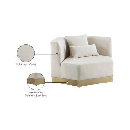 Marquis Cream Velvet Chair