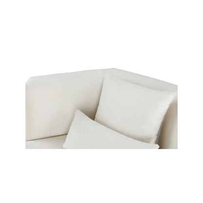 Marquis Cream Velvet Sofa