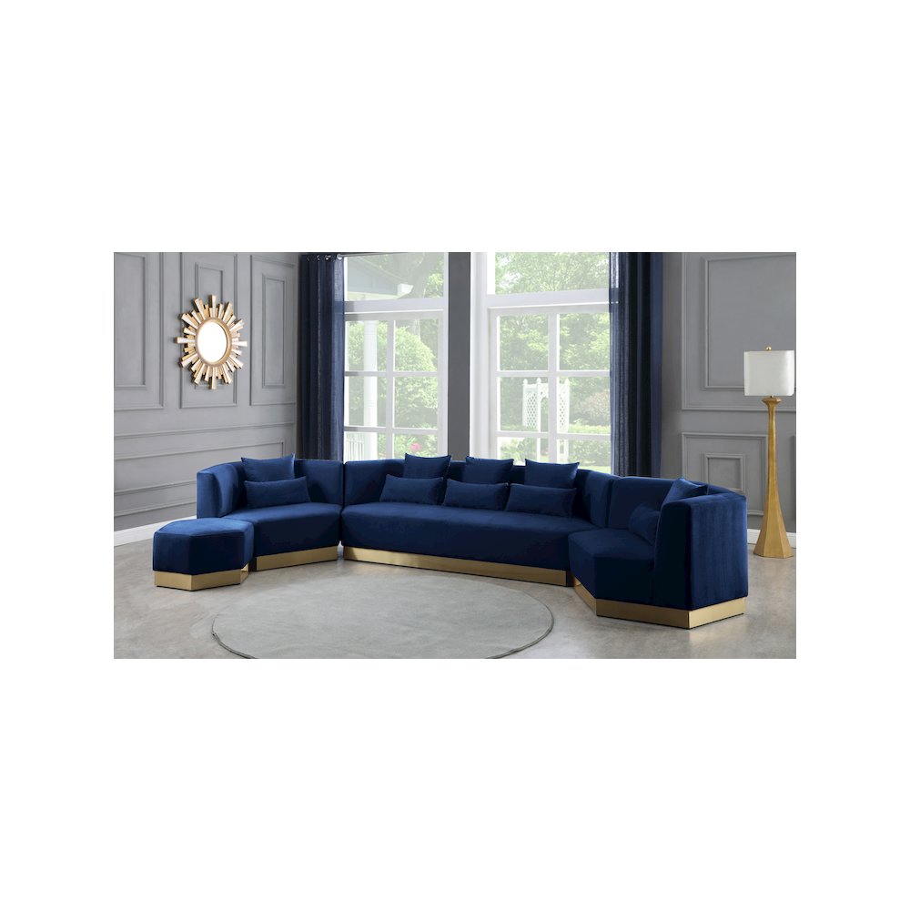 Marquis Navy Velvet Sofa