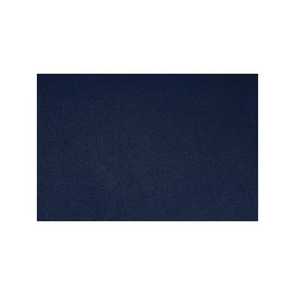 Serene Navy Linen Textured Fabric Deluxe Comfort Modular Armless Sofa
