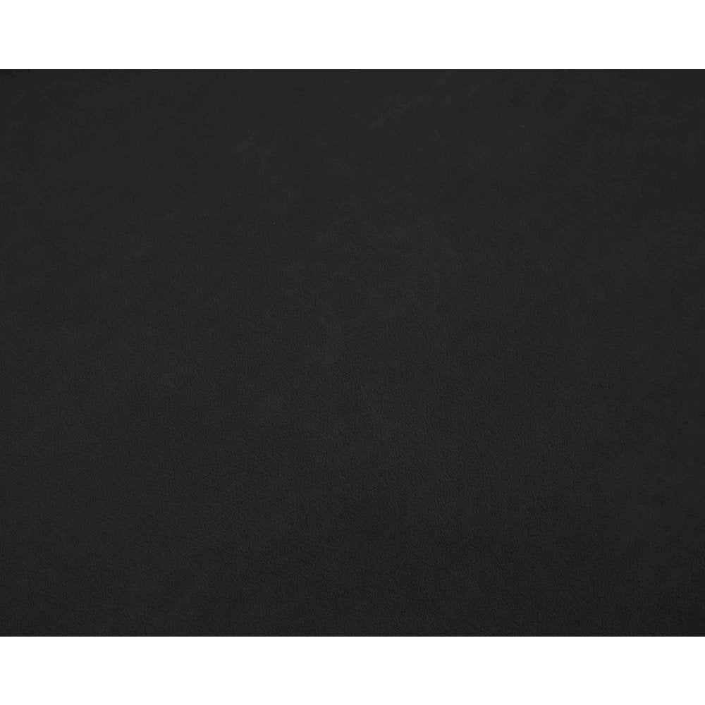 Plush Black Velvet Standard Comfort Modular Sofa