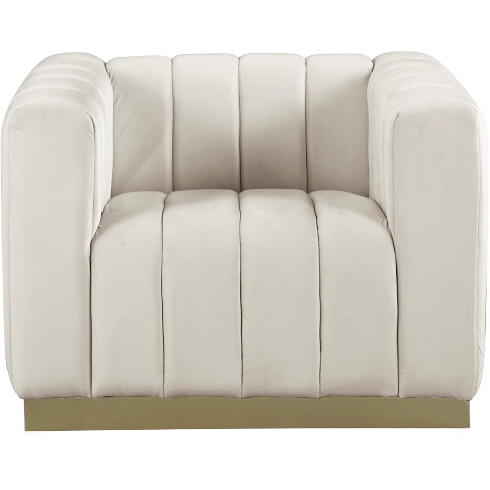 Marlon Cream Velvet Chair
