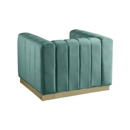 Marlon Mint Velvet Chair