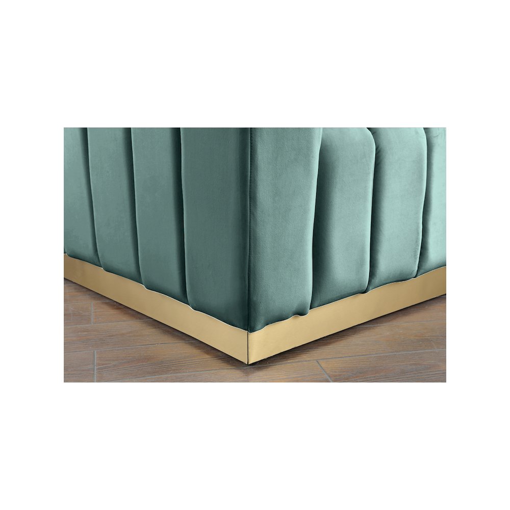 Marlon Mint Velvet Chair