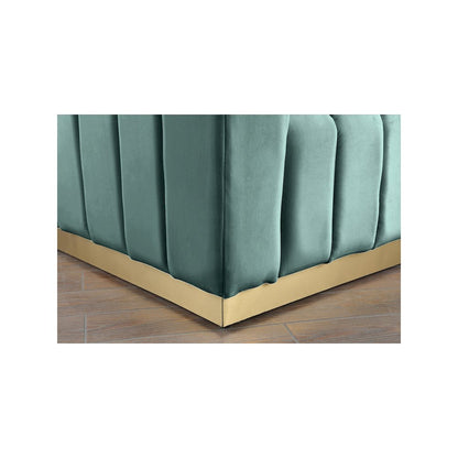 Marlon Mint Velvet Loveseat