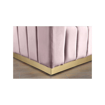 Marlon Pink Velvet Sofa