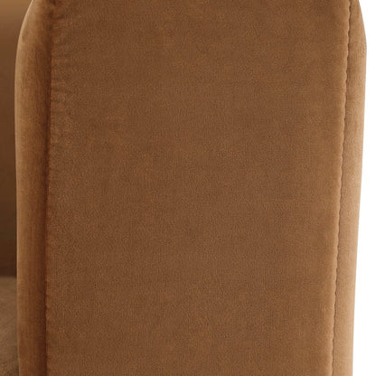 Marlon Saddle Velvet Chair
