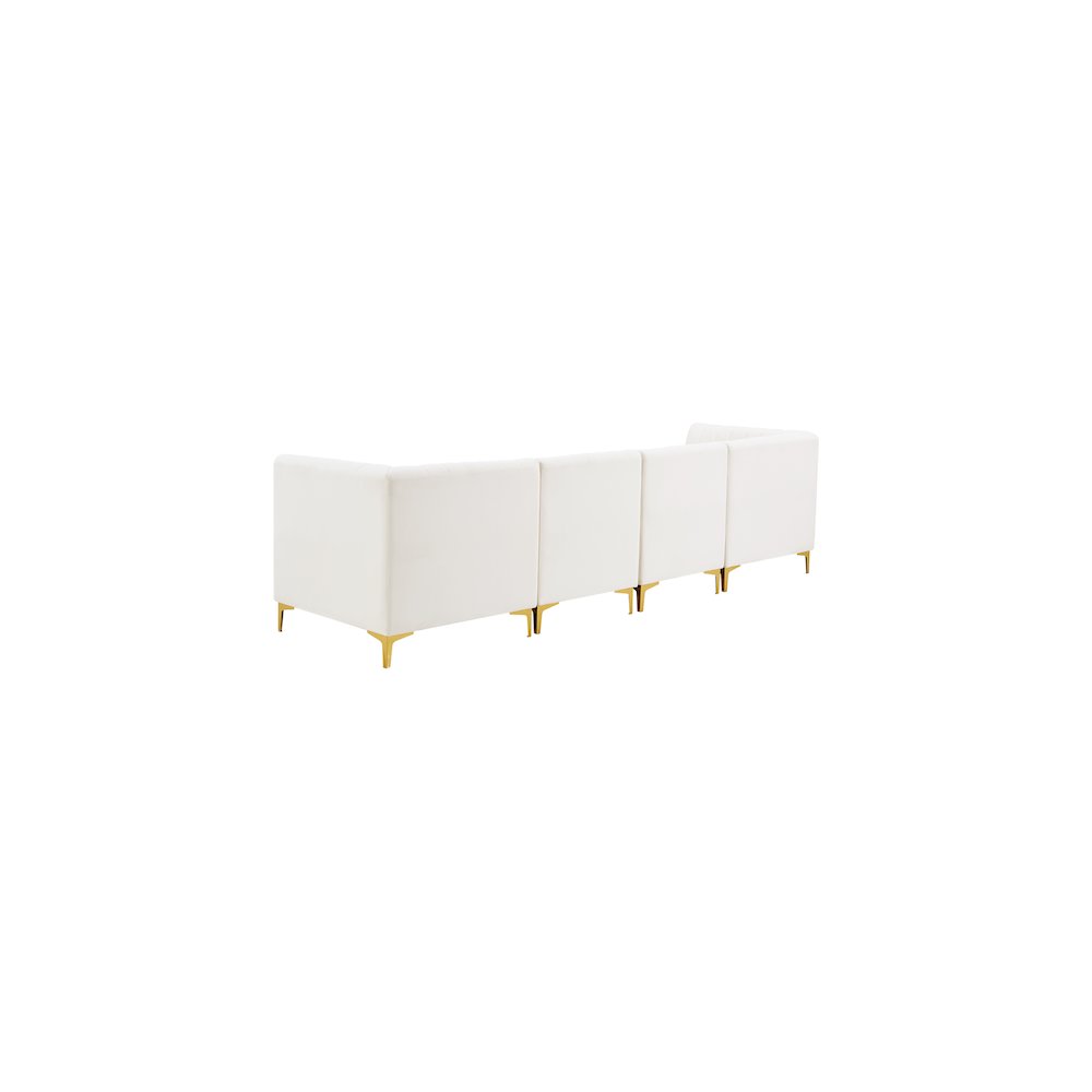Alina Cream Velvet Modular Sofa
