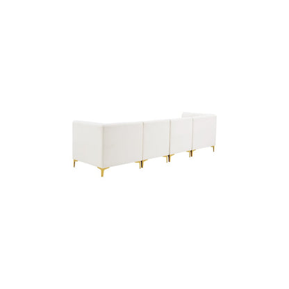 Alina Cream Velvet Modular Sofa