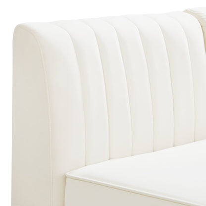 Alina Cream Velvet Modular Sofa