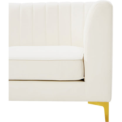 Alina Cream Velvet Modular Sofa