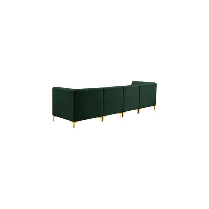 Alina Green Velvet Modular Sofa
