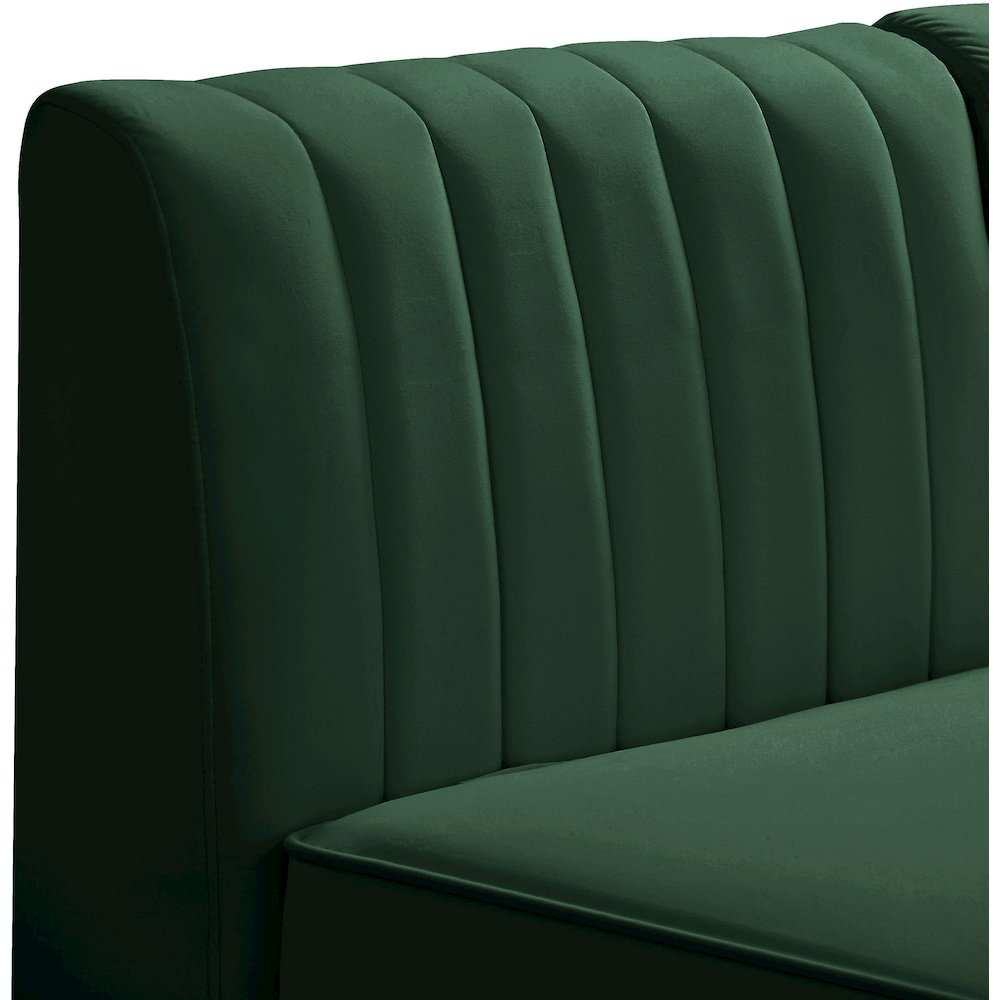 Alina Green Velvet Modular Sofa