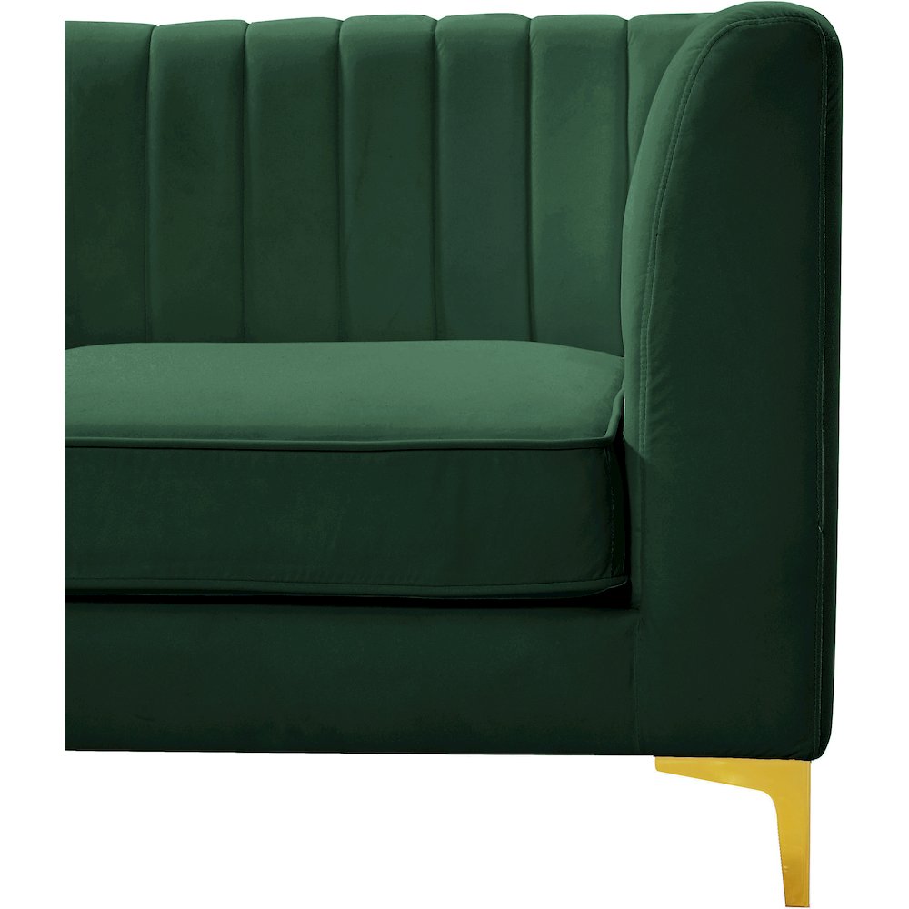 Alina Green Velvet Modular Sofa