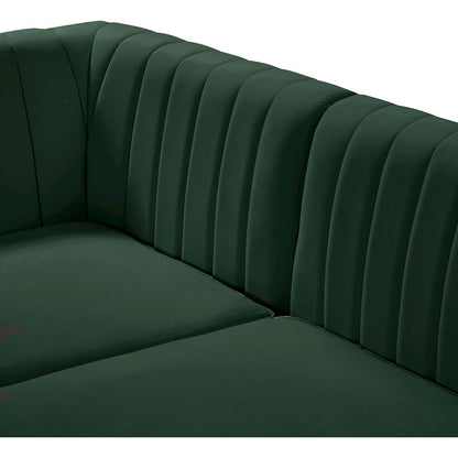 Alina Green Velvet Modular Sofa