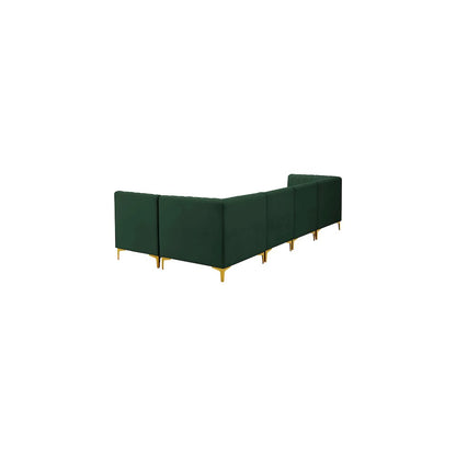 Alina Green Velvet Modular Sectional