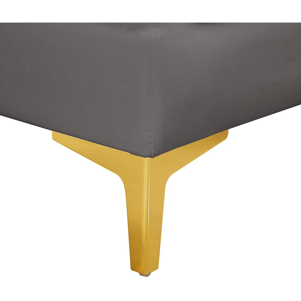 Alina Grey Velvet Modular Sectional