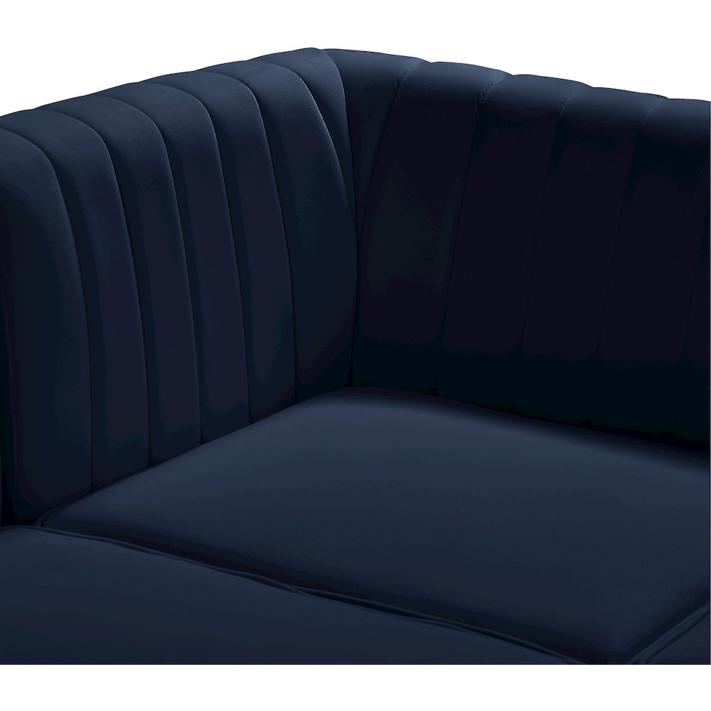 Alina Navy Velvet Modular Sofa