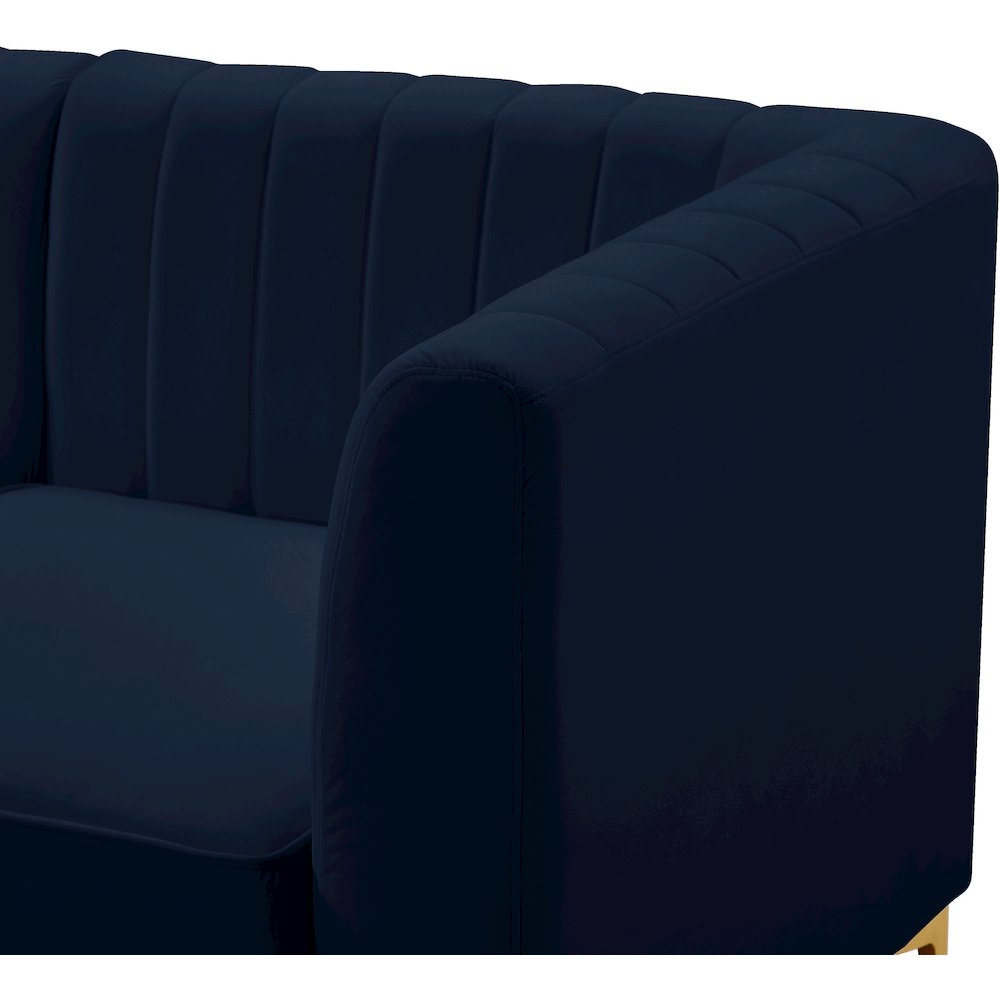 Alina Navy Velvet Modular Sofa