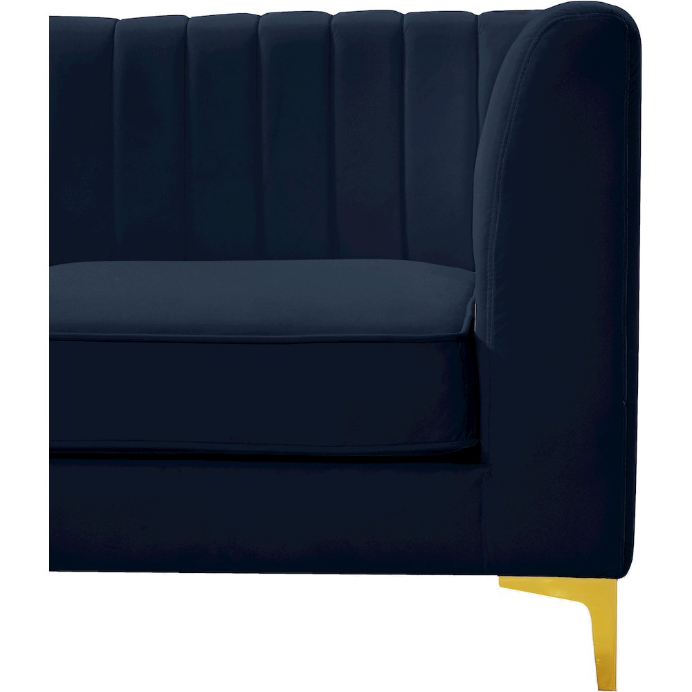 Alina Navy Velvet Modular Sofa