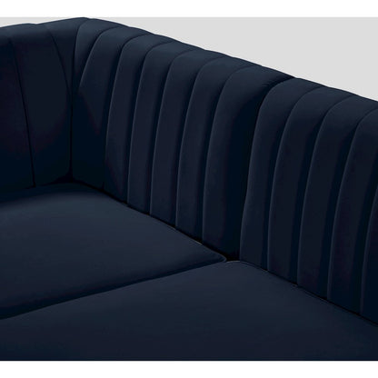 Alina Navy Velvet Modular Sectional