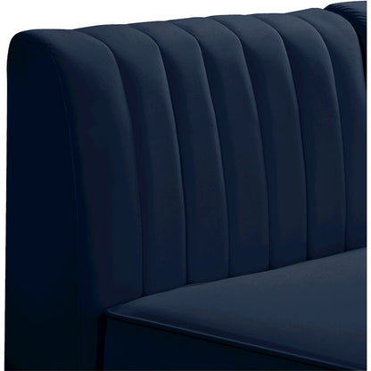 Alina Navy Velvet Modular Sectional
