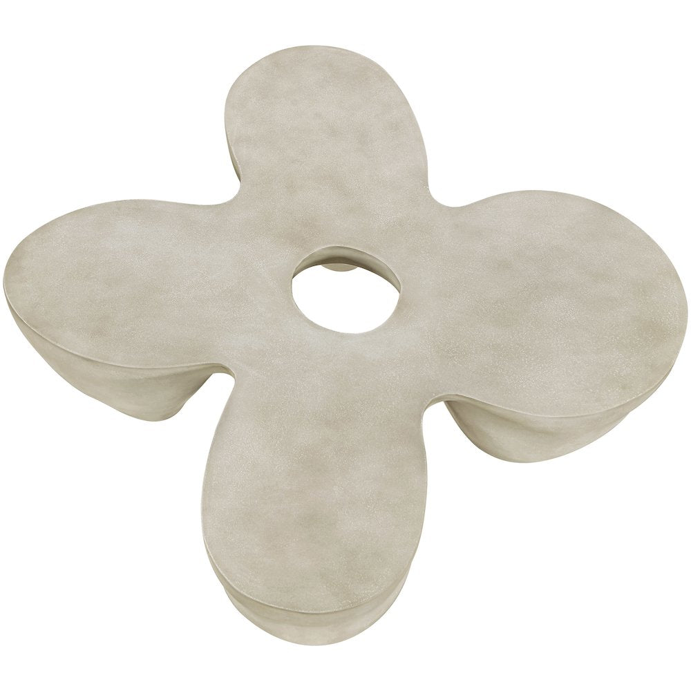 Fiore Beige Concrete Indoor/Outdoor Coffee Table