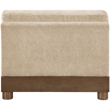 Turin Beige Chenille Fabric Upholstered Modular Armless Chair