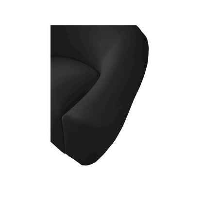 Riley Black Velvet Chair