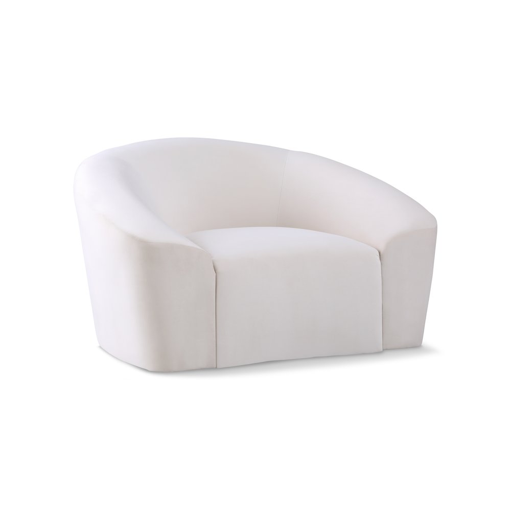 Riley Cream Velvet Chair