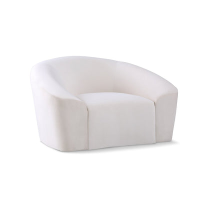 Riley Cream Velvet Chair